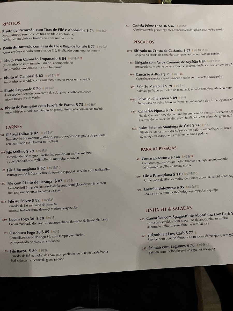Menu - Asttore Forneria | Restaurante Italiano Em Varjota Fortaleza photo 3